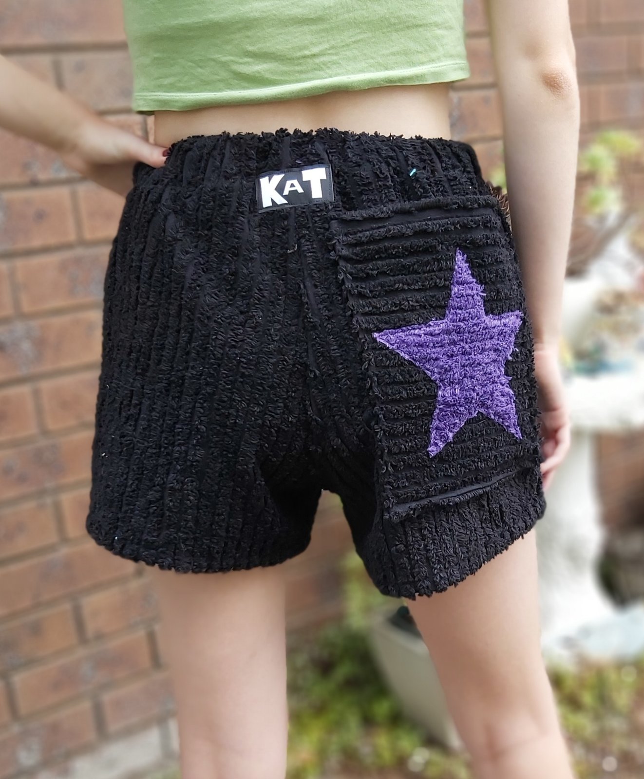 Ladies 2024 patterned shorts